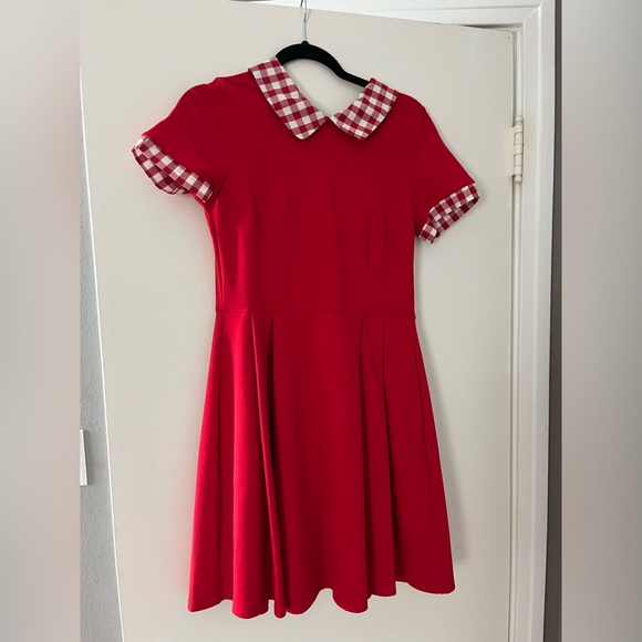 Red Gingham Smak Parlour Dress - Picture 1 of 2